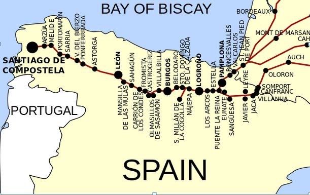 The Route of the Camino de Santiago