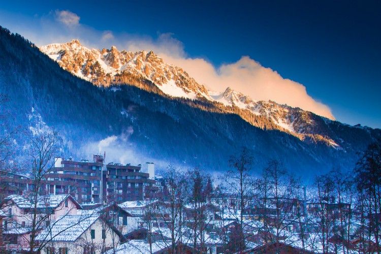 Mountains near chamonix
