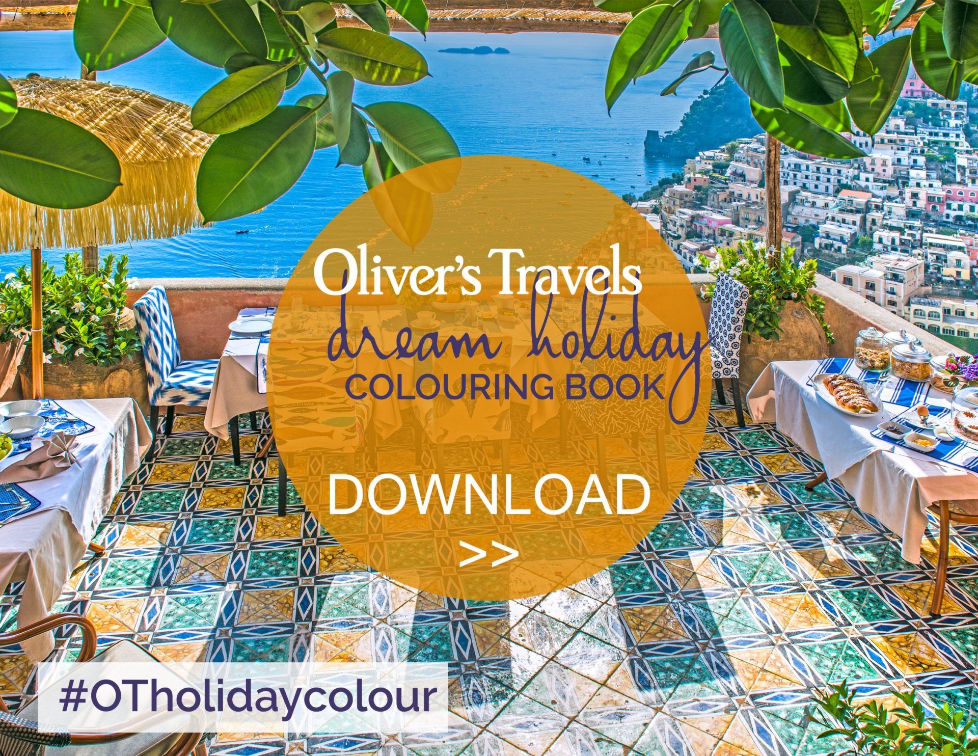 Oliver's Travels - Free Colouring Book for grownups 