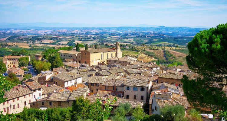 San Gimignano - towns and villages in tuscany
