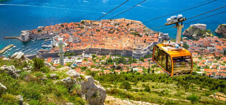 cable car mt syd dubrovnik travel guide
