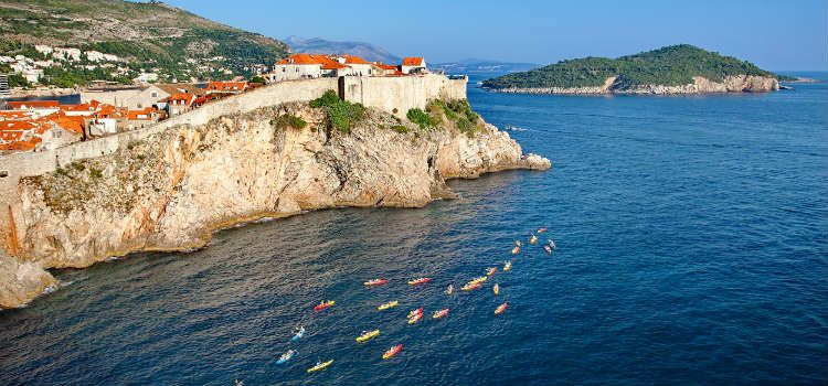 Kayak Dubrovnik Lokrum best beaches in dubrovnik