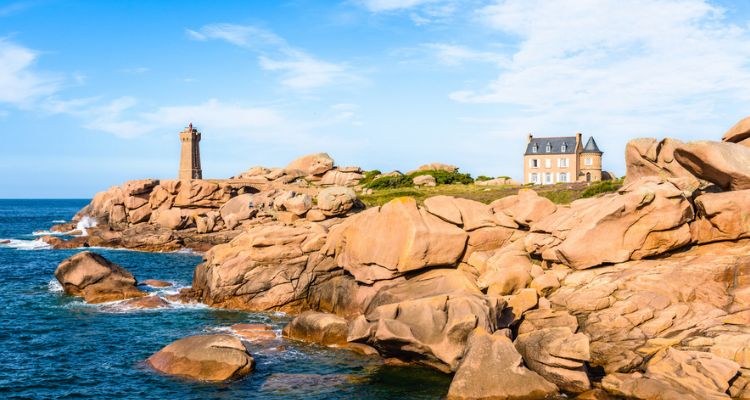 Ploumanac’h. brittany. france