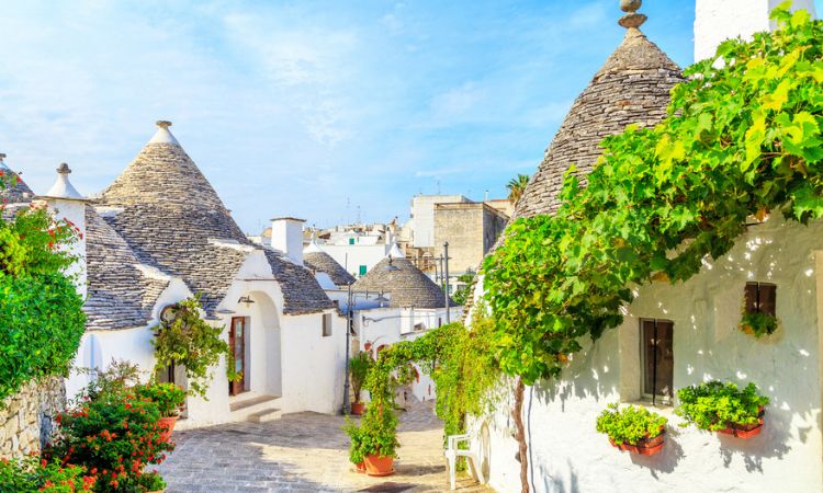 Trulli of Alberobello typical houses