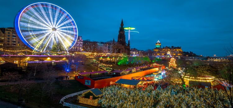 edinburgh christmas market 
