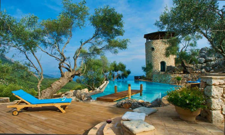 Quirky places to stay Magic Rocks Corfu