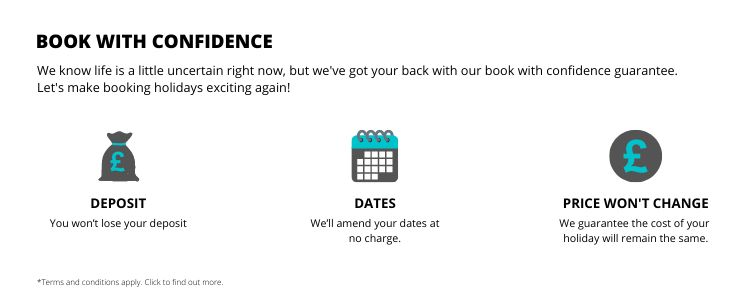 book with confidence covid guarantee
