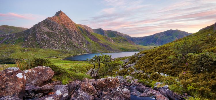 Snowdonia National Park in Northern Wales taken in June 2018