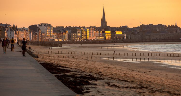Plage du Sillon, Brittany
