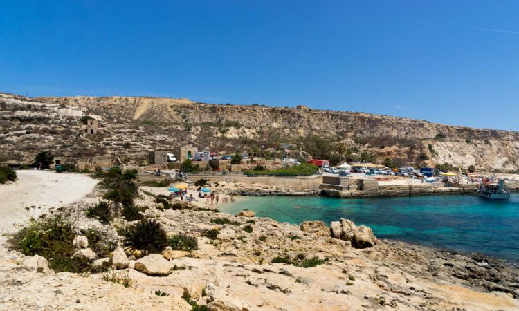 Charming little beach with its crystal-clear waters.