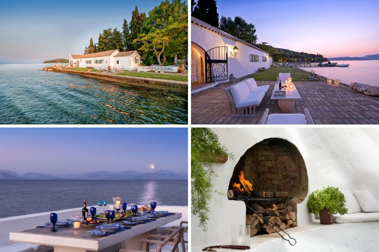 Greek villas with chapels - Boukari Bay