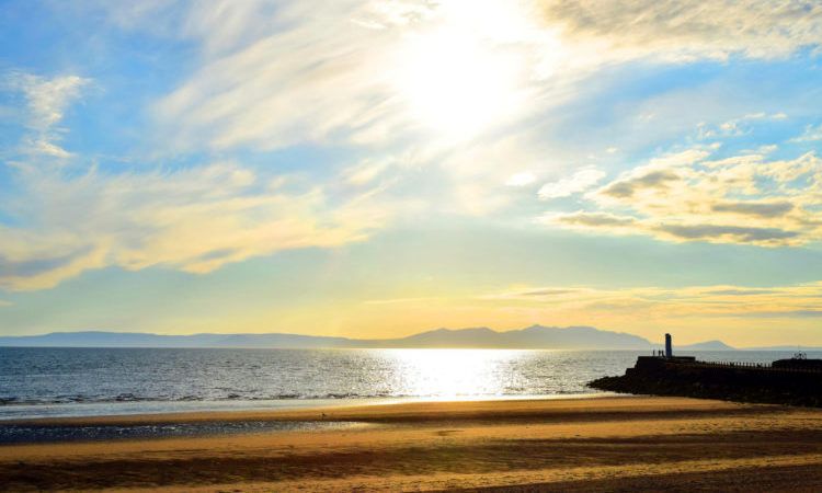 beach in Ayr Scotland