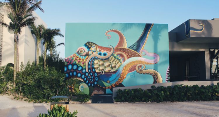 Graffiti in Playa del Carmen, Riviera Maya, Mexico