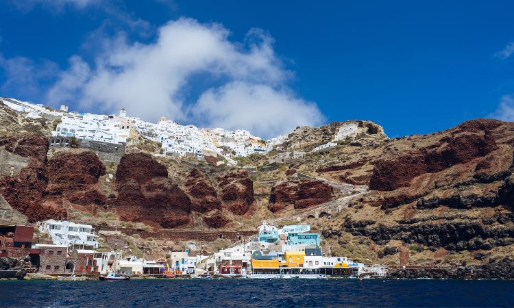 Santorini caldera