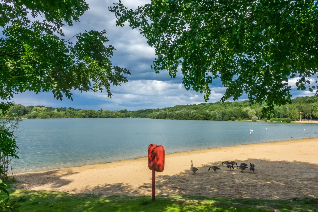 Ruislip Lido lake - beaches near london