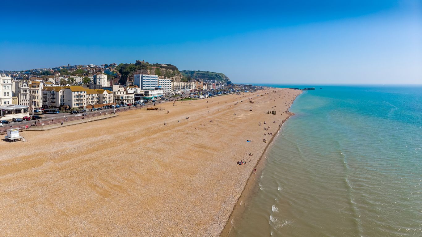 Hastings Beach - beaches near london