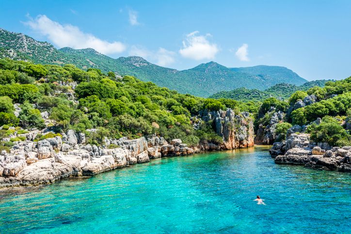 Kalkan - where is hot in October