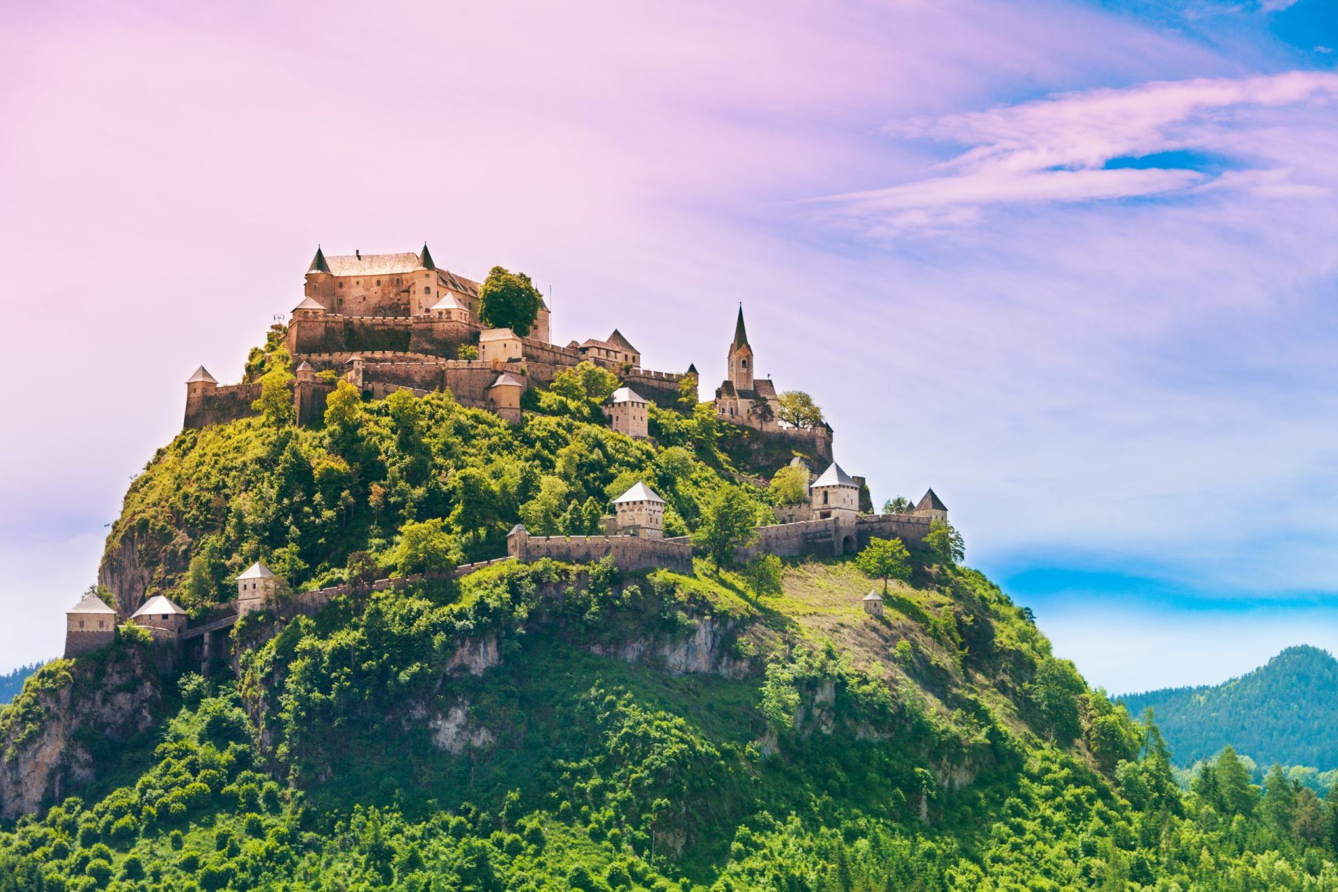 Hochosterwitz Castle - fairytale castles
