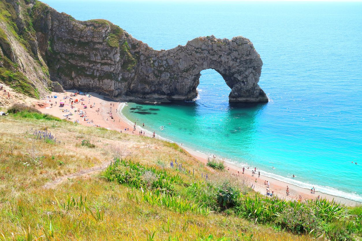 Durdle Door - wild swimming