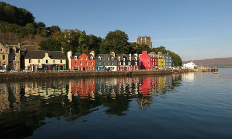Colourful houses on the waterfront, Tobermory