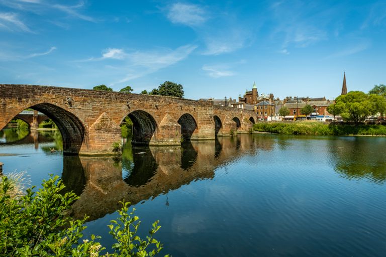 Medieval bridge on the River Nith, Durisdeer