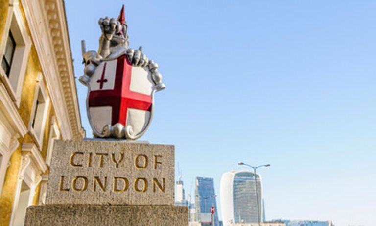 City of London sign