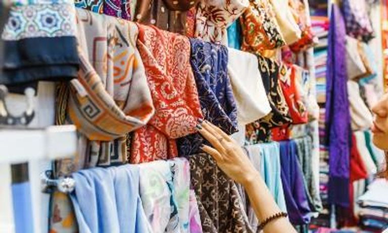 Scarfs at a turkish market