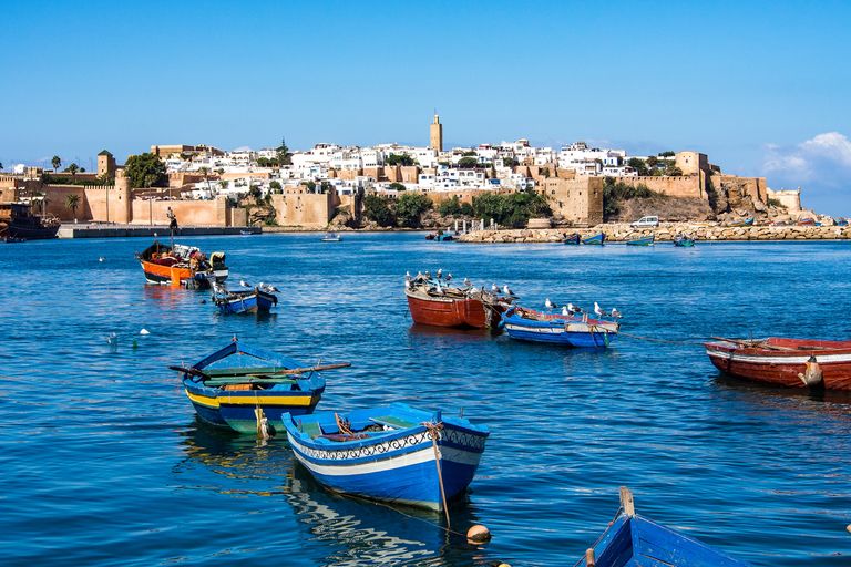 View Of The Harbour Of Rabat, Morocco