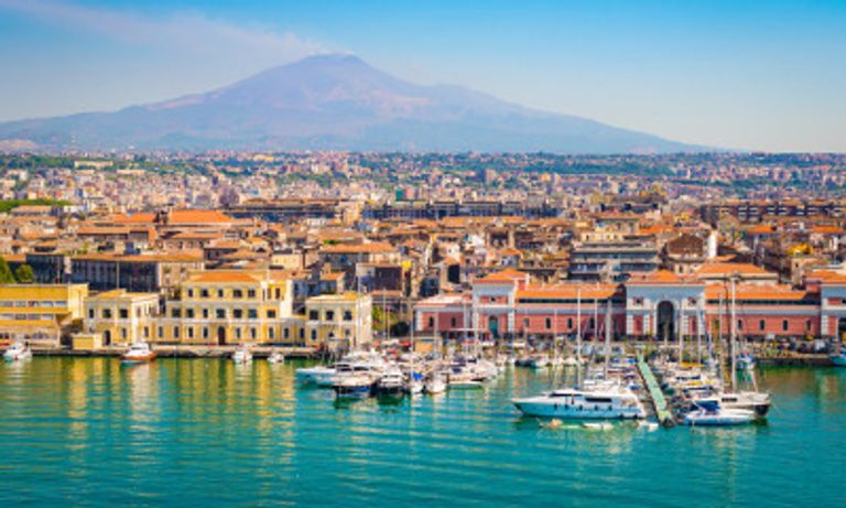 Catania, Sicily - View from the sea