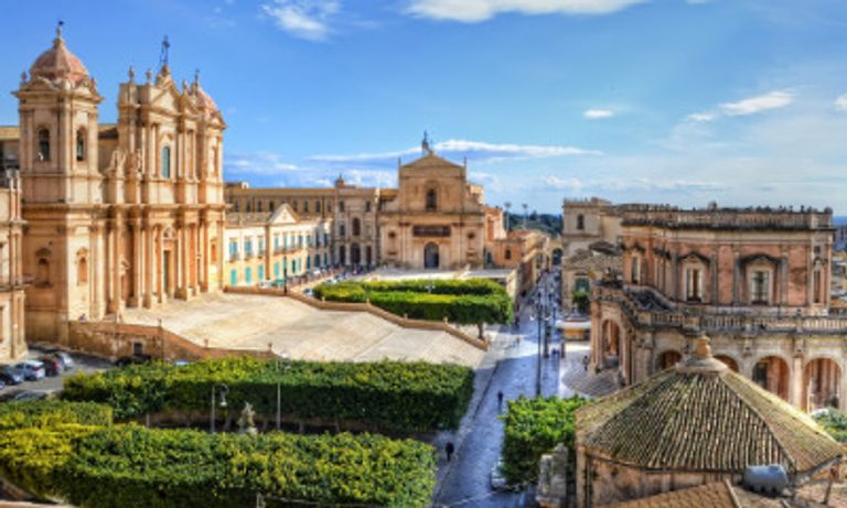 Main Square in Noto, Sicily