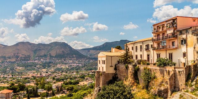 Sicily valley landscape