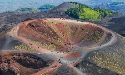 Mount Etna crater