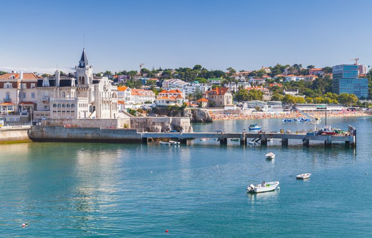 Seaside landscape of Cascais