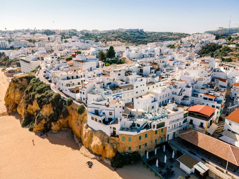 Aerial view of Albufeira