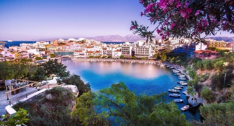 Lake Of Agios Nikolaos Crete