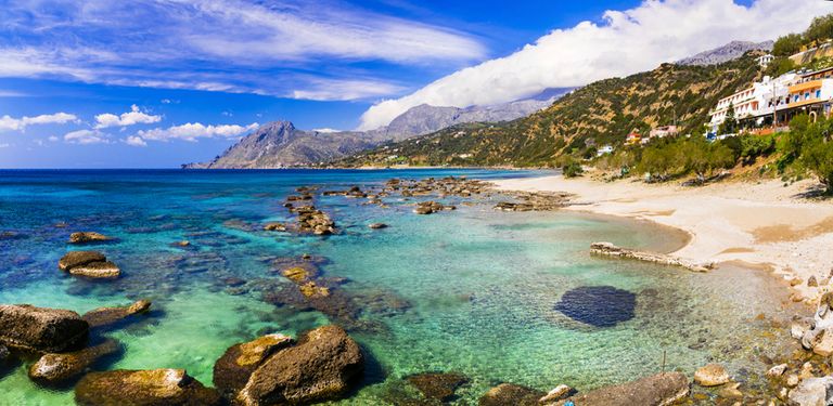 Plakias Beach On Crete, Greece