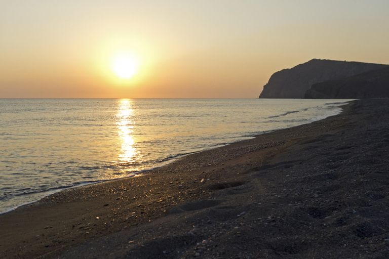 Sunset At Skala Eressos