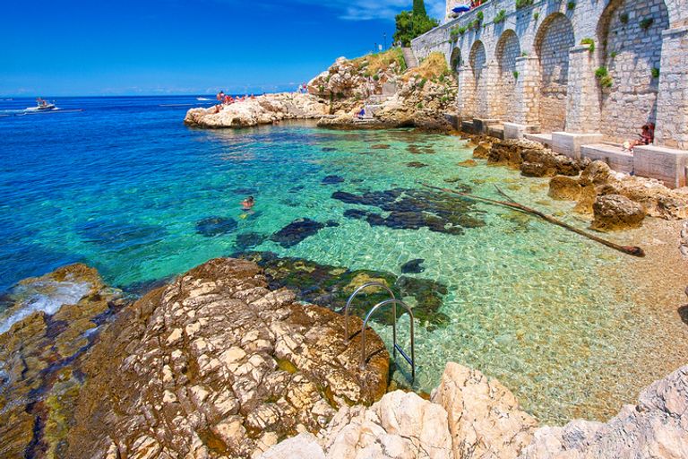 Bay in Rovinj, Croatia