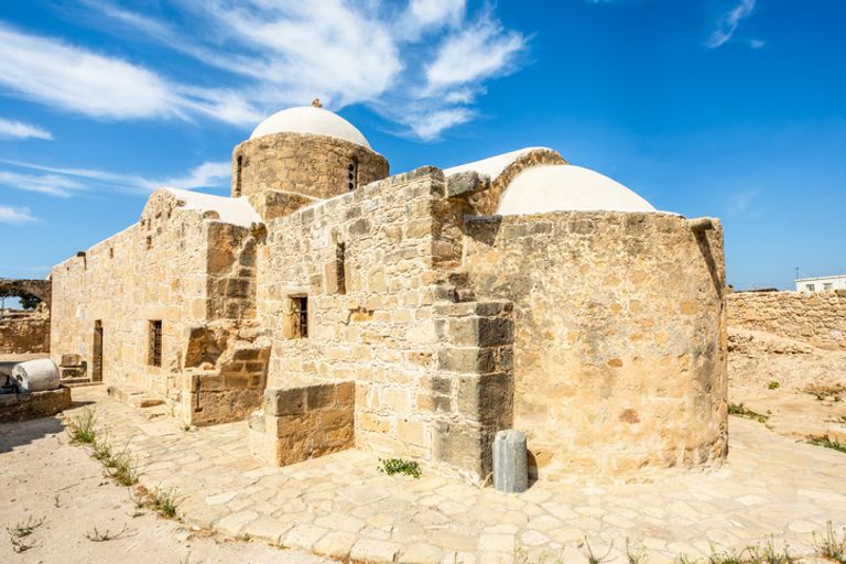 Kouklia, old ruins and buildings