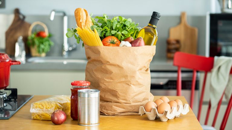 Food delivery in a bag